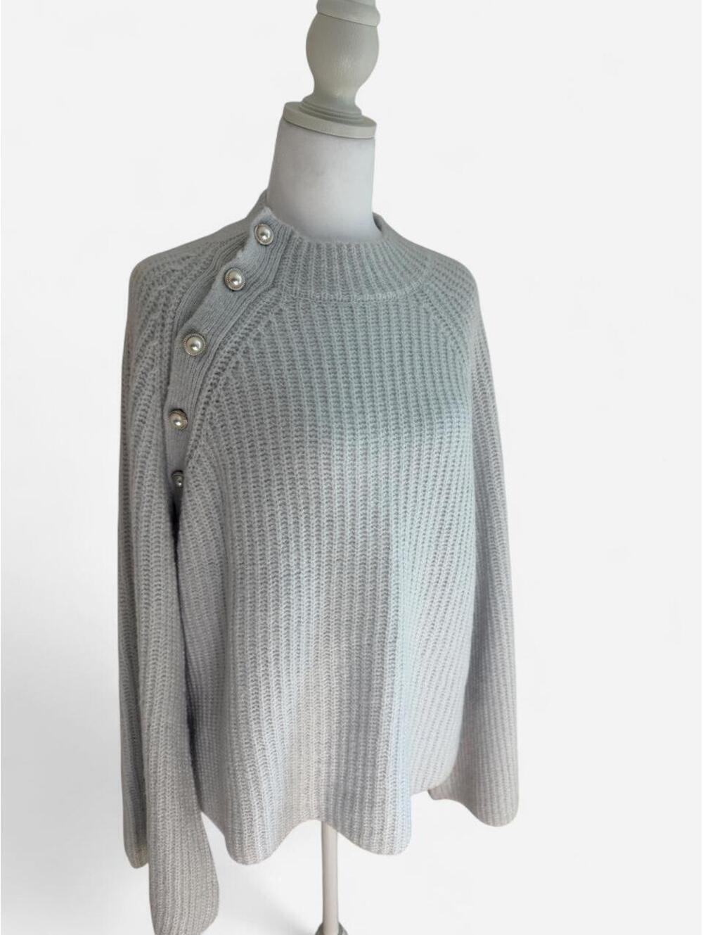 Design History - Asymmetric Button Sweater